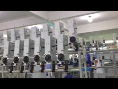 โรงงานแสดงเครื่องปรับความตึงขดลวดเซอร์โวมอเตอร์แม่เหล็กขนาด 0.6 กก.